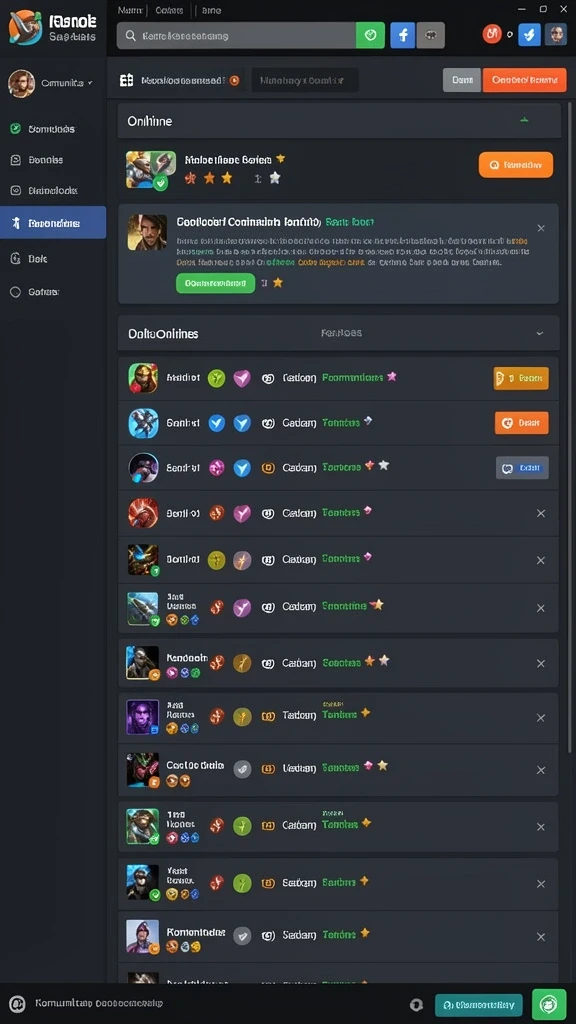 7game - Tangkapan layar interaksi dalam mode multiplayer.