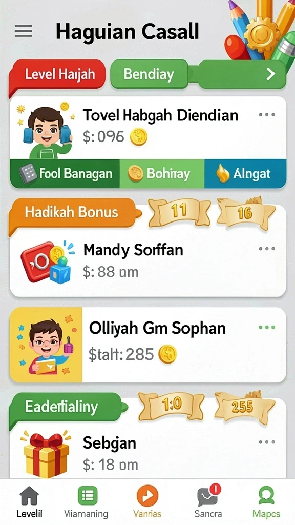 99sl - Sistem leaderboard yang memperlihatkan peringkat pemain.