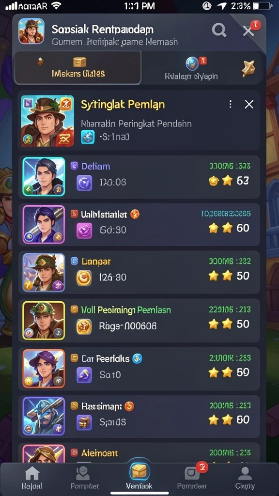 danagame - Tampilan antarmuka yang ramah pengguna.