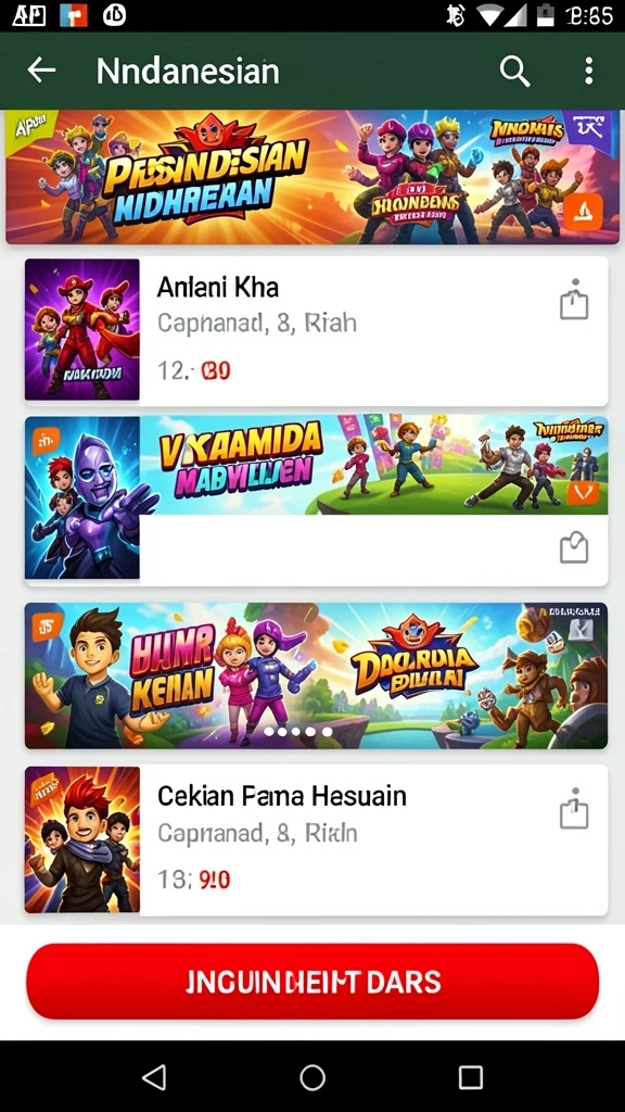 hokihebat - Tampilan antarmuka yang user-friendly.
