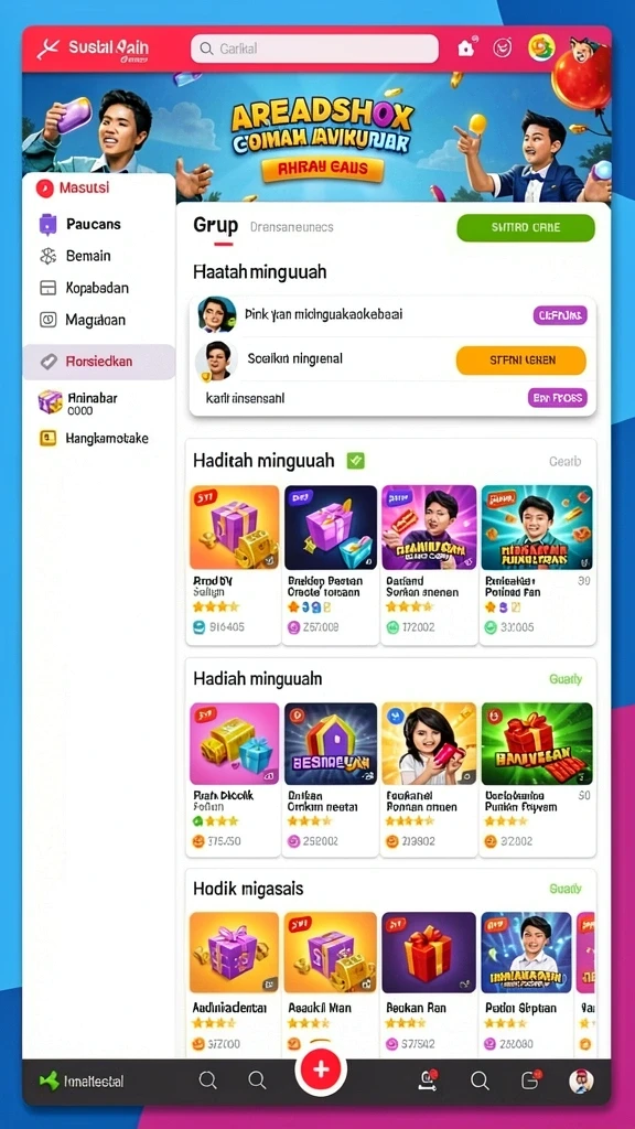 rokokbet - Tampilan antarmuka yang bersih dan modern.